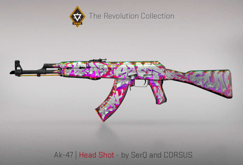 AK-47 | Head Shot > Кейс Revolution (Революция) в CS:GO: обзор