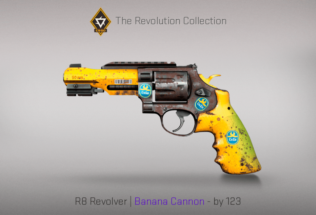 Револьвер R8 | Banana Cannon > Кейс Revolution (Революция) в CS:GO: обзор