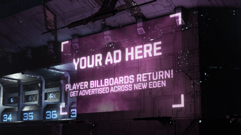 Игровые билборды от игроков вернутся в EVE Online